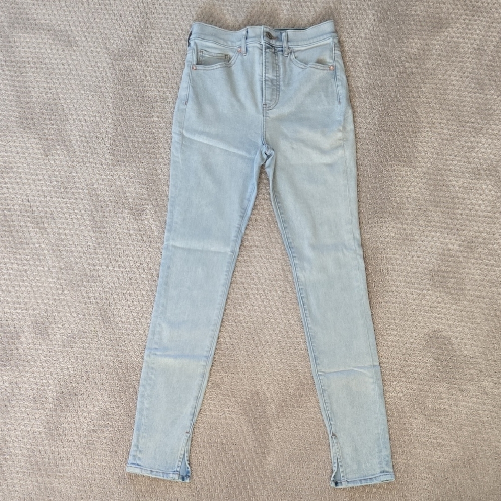 Express Light Wash Skinny Jeans